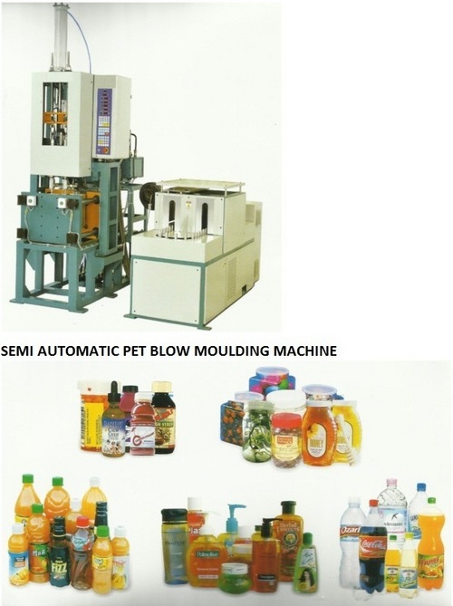 SEMI AUTOMATIC PET BLOW MOULDING MACHINE