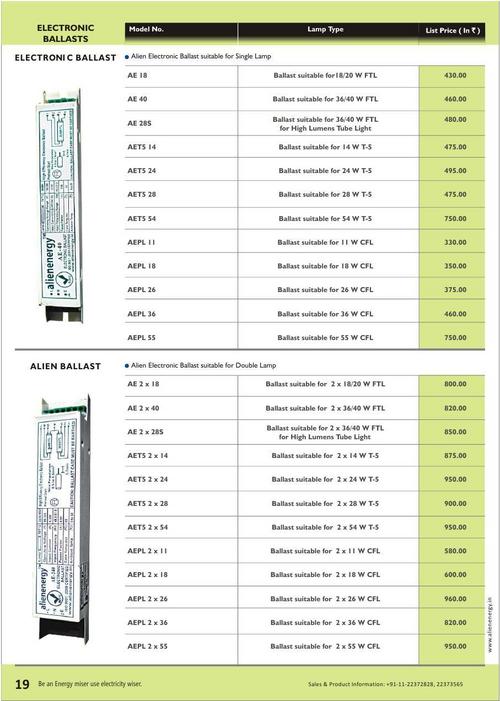 Electronic Ballasts