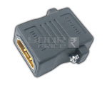 HDMI 19 Pin Female to HDMI 19 Pin Female Adaptor with Screw Locking