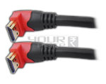 HDMI 19 Pin Male Right Angle to HDMI 90A Male Right Angle Cord - 10 Meters