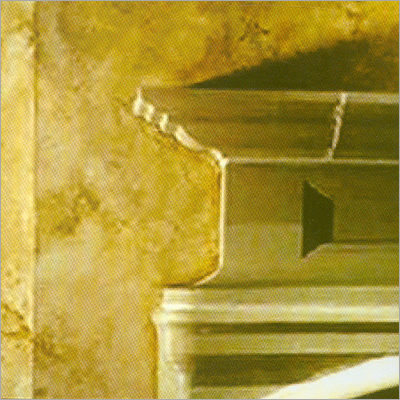 Cast Plaster Fireplace Mantel