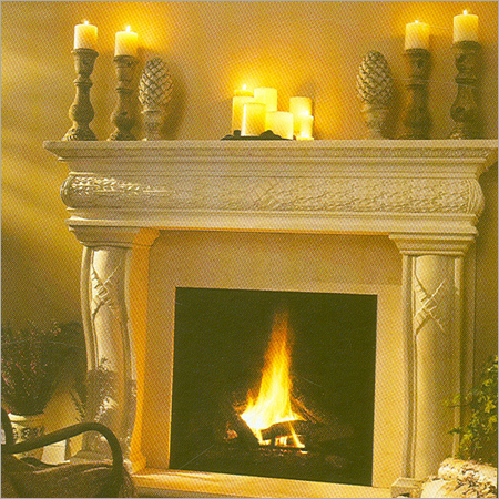 Gypsum Plaster Fireplace