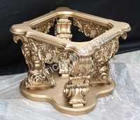 Vintage Shape Of Square Glass Stool