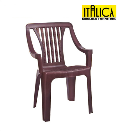 Plastic Office Chairs - Plastic 778-850x540-570x420-440 mm Brown, Durable Lightweight Stackable Comfortable