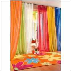 Readymade Curtains - Polyester 48x72 to 72x108 inches Orange | Sun Protection Free Flowing Stylish Look High Comfort