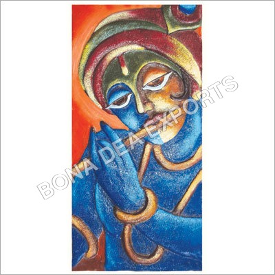 Decorative Terracotta Tiles - Eco-Friendly Terracotta, Multicolor, Indian Religious Style | Customizable Designs & Patterns for Hindu Themes