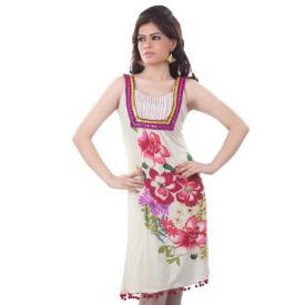 Embroidered Kurti-tops
