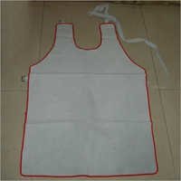 Leather Apron & Sleeves - Heavy Duty Chrome Split Leather, 24"x36" & 24"x48" Sizes | White Color, Kevlar 3-ply Thread Stitched, Durable Protection