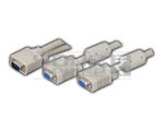 VGA Cable -Male to Female + Female with Ferrite Core (3+8) RGB SVGA Y Monitor Cable 1.5 Meter