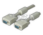 VGA MALE TO VGA MALE WITH FERRITE CORE (3+8) RGB SVGA MONITOR CABLE - 20 Meters
