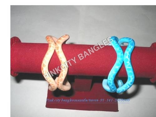 Acrylic Bangles - 60-70 mm Diameter, Light Blue, 5-7 mm Thickness, Lightweight Durable Accessory