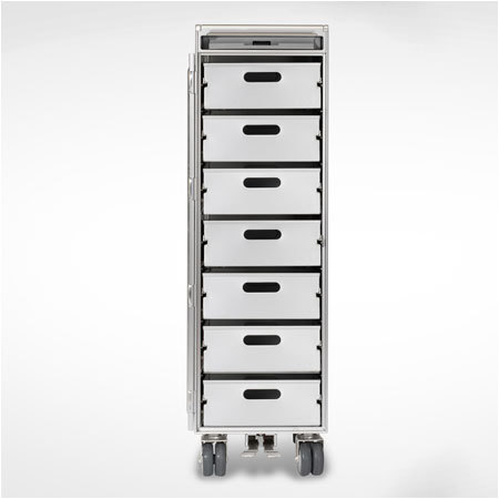 7 X Drawer Aluminium