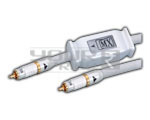 RCA Plug to RCA Plug Cord Digital High Power Built in Strong Electro Magnetic Signal (EMI) - 5 Meter - Copper, 5 Meters, White, EMI Shielding, High Fidelity Digital Audio, Superior Video