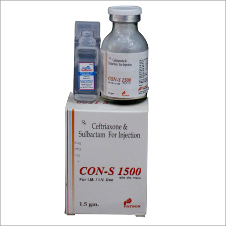 Ceftriaxone 1000 mg. + Sulbactam 500 mg.