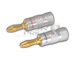 4 mm Banana Plug Metal Heavy Duty (Gold Plated)