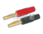4 mm Connector Solderable Type - Plastic Body, Brass Contact, Gold Plated Tip | Reliable Connection, Easy Soldering, Durable Design