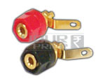 4 mm Panel Mounting Terminal 15 Amp (Gold Plated)