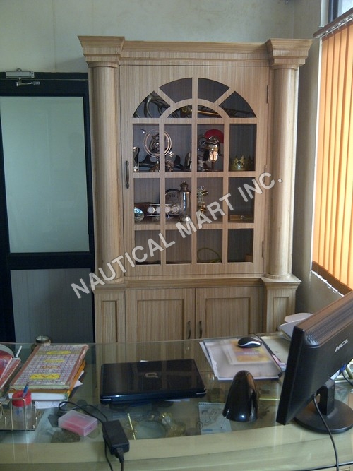 PALLADIAN WOODEN LIBRARY BOOKCASE By Nautical Mart Inc.