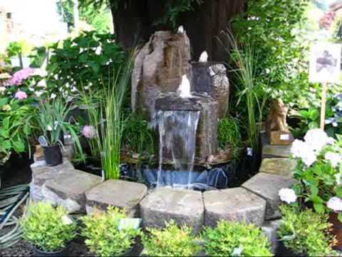 artificial waterfall fountain