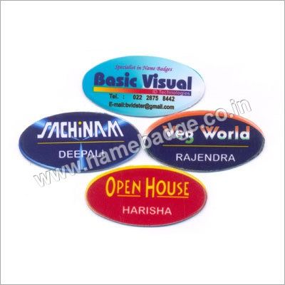 Oval Name Badges