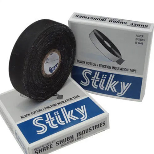 Black Cloth Insulation Adhesive Tapes - Length: Any  Meter (M)