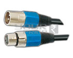 XLR 3 Pin Mic Connector to XLR 3 Pin Mic Cord - 5 Meters