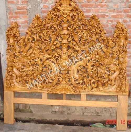 VINTAGE WOODEN FRONT OF DEEWAN