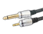 TS Male 1/4' Mono jack to TS Male 3.5mm Ep Mono j