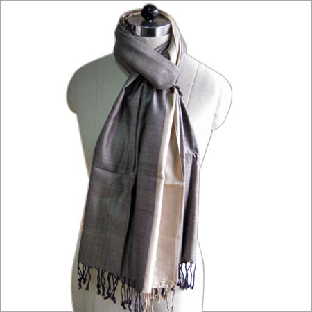 Eco Classic Natural Silk Scarf - Silk 70x180cm Grey | Soft Texture, Elegant Design, Eco-Friendly