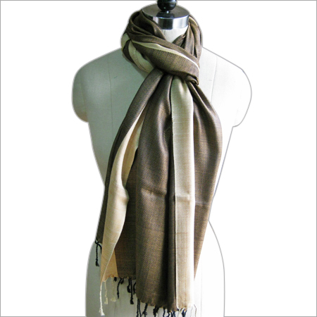 Earthy Natural Silk Scarf