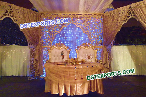 Wedding Mandap Stage Embrodired Backdrops