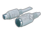 6 Pin Mini Din Plug to 5 Pin Socket Cord - 2 Feet