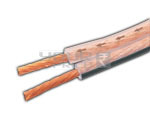 18 Awg 100 Meter Speaker Cable - Copper Wire, Transparent PVC Jacket, 18 AWG, 2 Conductors | High Fidelity, Lossless Audio, Durable, Easy Installation