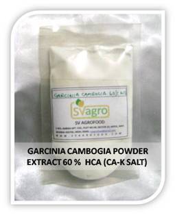 Garcinia Cambogia 60% Hca Powder Extract Purity(%): 90%