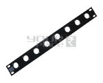 19' Rack Mount 1 x 8 way Studio Plates 486 x 50 mm