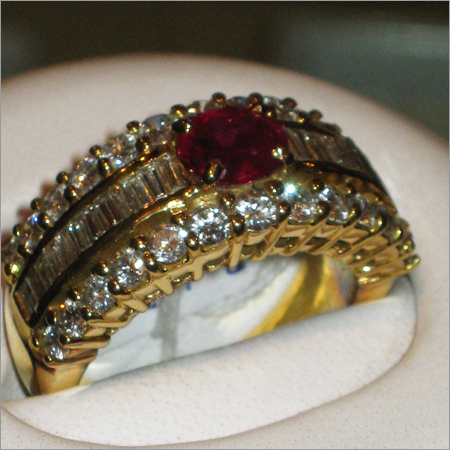 Fashionable Natural Gemstone Ring