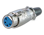 4 Pin XLR Micro Phone Connector Female