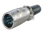 5 Pin Micro Phone Connector Male XLR