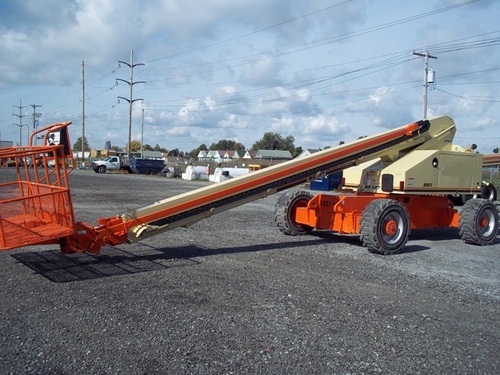 Boom Lift Renting Services - JLG 80HX 80ft 2WD Diesel, 500 lbs Capacity, High Reach, Versatile, Efficient