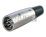 7 Pin Mic Connector male XLR 