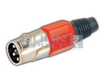 4 Pin Micro Phone Connector XLR Male 