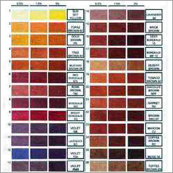 Direct Dyes Shade Card