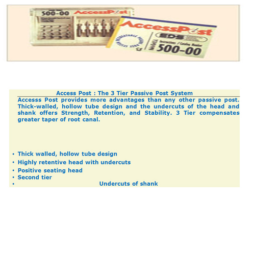 3 Tier Passive Post System