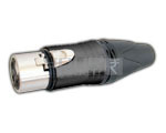 4 Pin XLR Micro Phone Connector Female