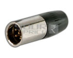 5 Pin XLR Mini Male Connector