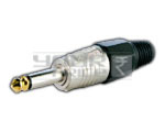 TS Male connector Plastic Body & Gold Plated Tip