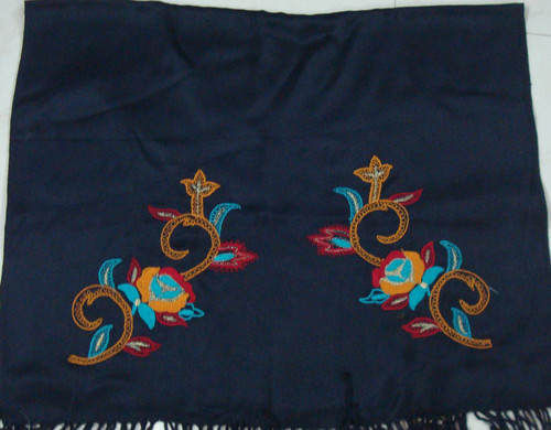 Computer Embroidery Scarves