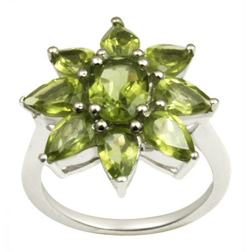 Design Peridot Silver Ring Daily Wear Peridot Ring Gender: Women