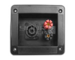 2 Way Army Type Binding Post Speaker Terminal With Speakon Connector Rectangle.