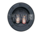 2 Way Binding Post Speaker Terminal Round Screw Type & Touch Proof (Gold Plated) (105x72mm). 
